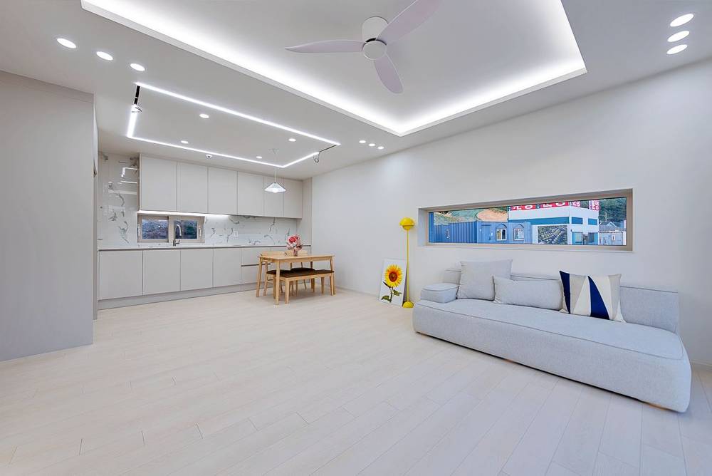 양지 트리니티힐 거실 전체 공간